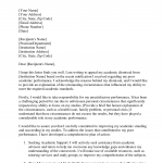 Academic Dismissal Appeal Letter