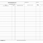 AF Form 1109 - Visitor Register Log