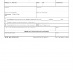 AF Form 1418 - Recommendation for Flying Or Special Operation Duty - Dental