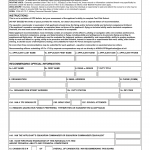 AF Form 1712 - Special Flying Program Recommendation