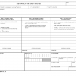 AF Form 1754 - Job Capability and Safety Analysis (LRA)