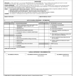 AF Form 2830 - Clinical Privileges - Optometrist