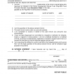 Affidavit of Guardianship sample