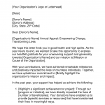 Annual Appeal Letter