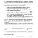 Basketball Waiver Form sample