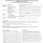 Form BE-12. Claim for Not Filing