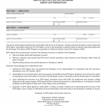 CA DMV Form INF 2110. Employer Pull Notice Agent Authorization form