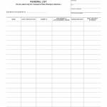 CA DMV Form INV 175. Renewal List