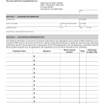 CA DMV Form MC 3501 P. PFR Authorization Signature Form
