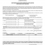 CA DMV Form OL 257. Continuing Education Exemption Application