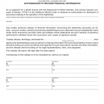 CA DMV Form OL 53. Authorization to Release Financial Information