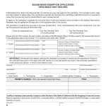 CA DMV Form OL 56. $50,000 Bond Exemption Application