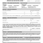 CA DMV Form OL 710. Application for Traffic Violator School Operator and Instructor License