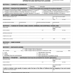 CA DMV Form OL 711. Application for Modification to a Traffic Violator School Operator and Instructor License