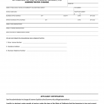 CA DMV Form OL 757. Application for TVS Administrator Change