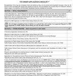 CA DMV Form OL 761. TVS Owner Application Checklist