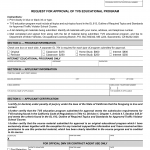 CA DMV Form OL 764. Request for Approval of TVS Educational Program