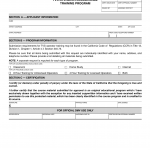 CA DMV Form OL 765. Request for Approval of TVS Operator Educational Training Program