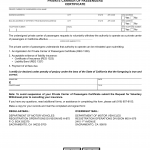 CA DMV Form REG 1308. Request for Voluntary Withdrawal Private Carrier of Passengers Certificate