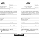 CA DMV Form REG 34 DFM. Foreign Resident In-Transit Permit Application (REG 34 DRM)