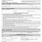 CA DMV Form REG 352. Year of Manufacture (YOM) License Plate Application