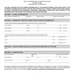 CA DMV Form REG 6004. Statement of Multiple County Use of Vehicle