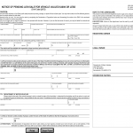 CA DMV Form REG 668. Notice of Pending Lien Sale for Vehicle Valued $4000 or Less