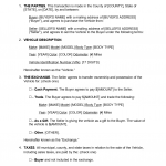 Bill of Sale for Car Bill of Sale for Car
