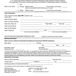 CBP Form 400. ACH Application