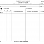 CBP Form 7509. Air Cargo Manifest CBP Form 7509. Air Cargo Manifest form