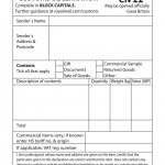 Form CN22. Customs Declaration