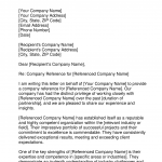 Company Reference Letter
