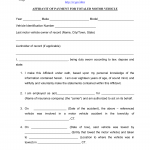 CT DMV Form B387. Affidavit of payment for totaled motor vehicle