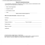 CT DMV Form B360. Request for administrative review