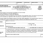 CT DMV Form F82. Application for one year or two year refund on registration