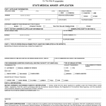 CT DMV Form R314. State medical waiver application