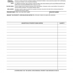 DA Form 1133. Prisoner Personal Property Shipping Request