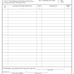 DA Form 1306. Statement of Jump and Loading Manifest