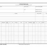 DA Form 1991. Stock Record Card