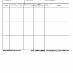 DA Form 2408-19-2. T700 Series Turbine Engine Analysis Check Record