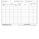 DA Form 2408-20. Oil Analysis Log