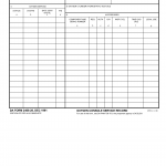 DA Form 2408-28. Oxygen Console Service Record