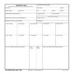 DA Form 2663-R. Fingerprint Card (LRA)