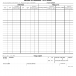 DA Form 3318. Records of Demands - Title Insert