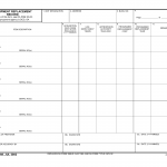 DA Form 3988. Equipment Replacement Record