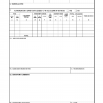 DA Form 4153-R. Equipment Survey Work Sheet (LRA)