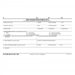 DA Form 4644-R. Army Reserve Reenlistment Data (LRA)