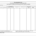 DA Form 4754. Violation Inventory Log