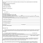 DA Form 4881-5. Agreement for the Lease of Us Army Materiel