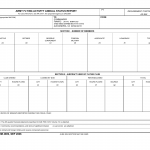 DA Form 4909. Army Flying Activity Annual Status Report